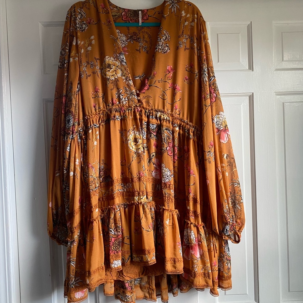 Free People Cherry Blossom Mini Dress